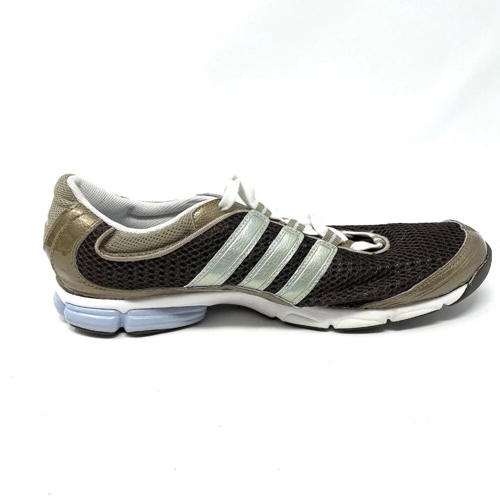 Adidas 3D‎ Cushion Women’s Size 8.5 Running Training Shoes Brown Green Blue